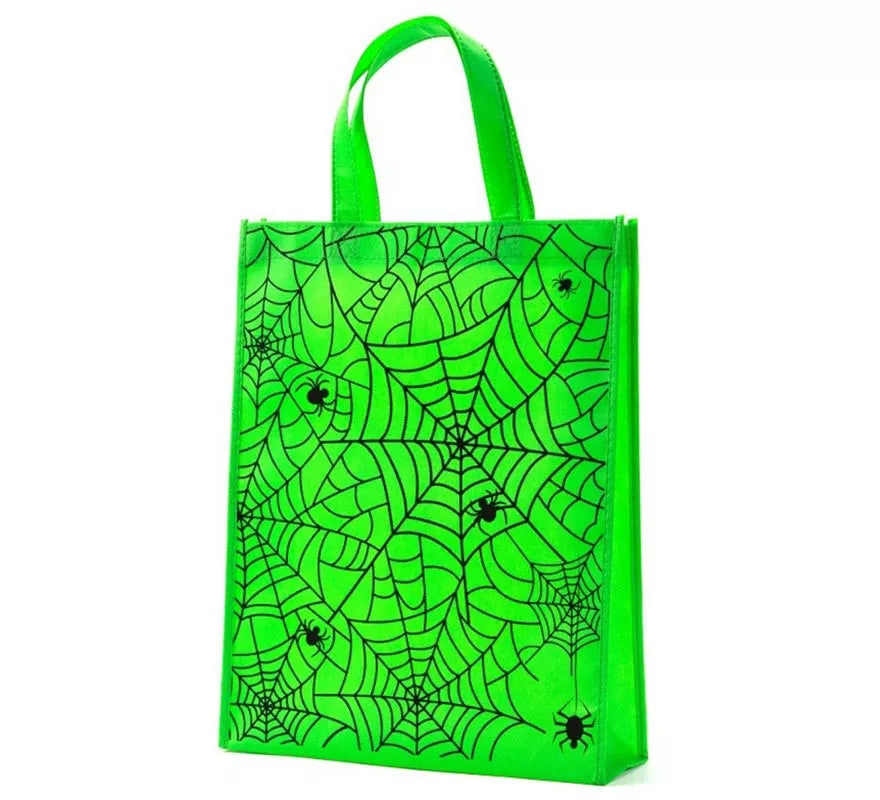 Translation missing: it.Bolsa Telaraña verde de 38x30x10 cm