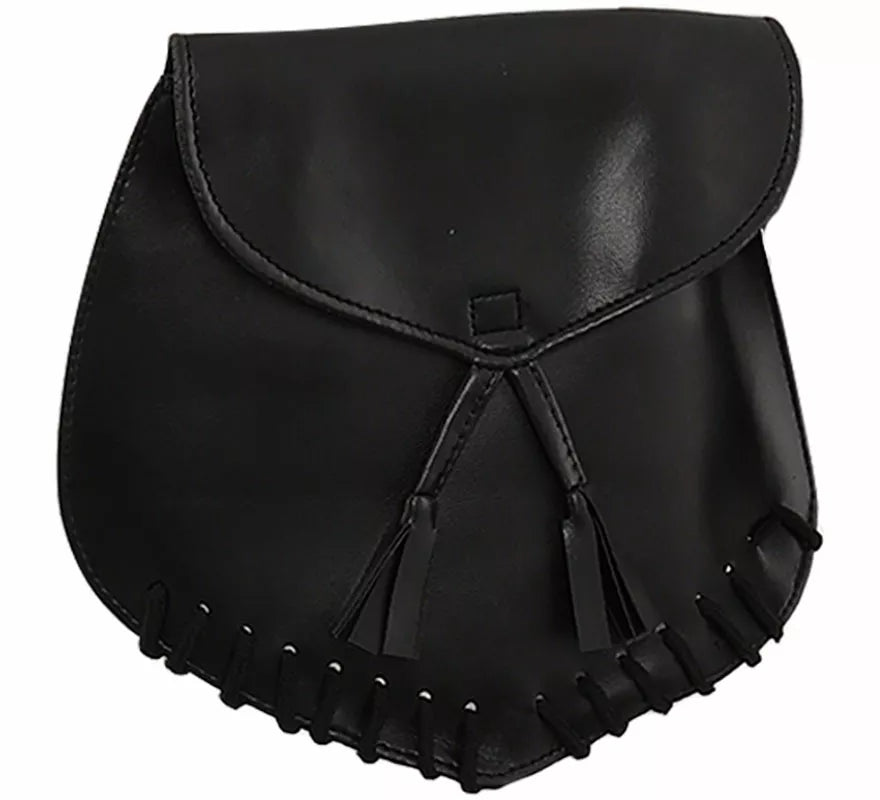 Translation missing: it.Bolso Medieval negro de 26x24 cm