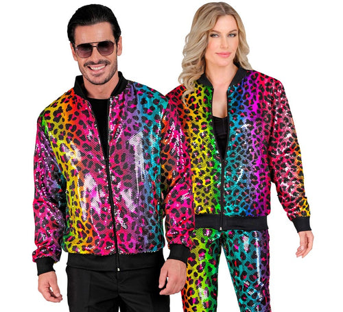 Bomber Moda animal print multicolor para adulto
