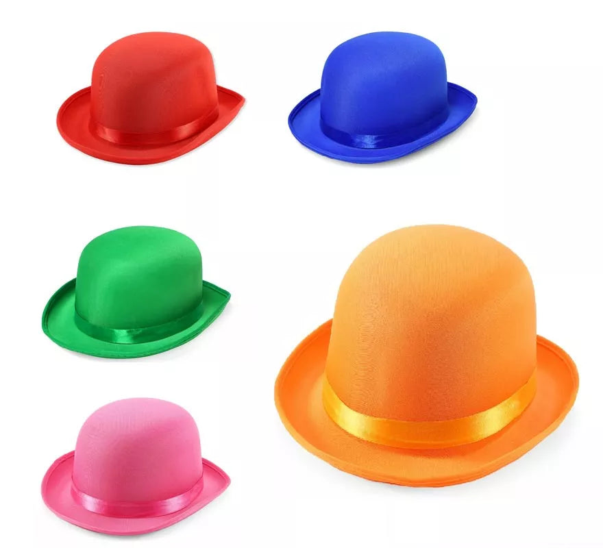 Translation missing: es.Bombín con cinta en varios colores adulto