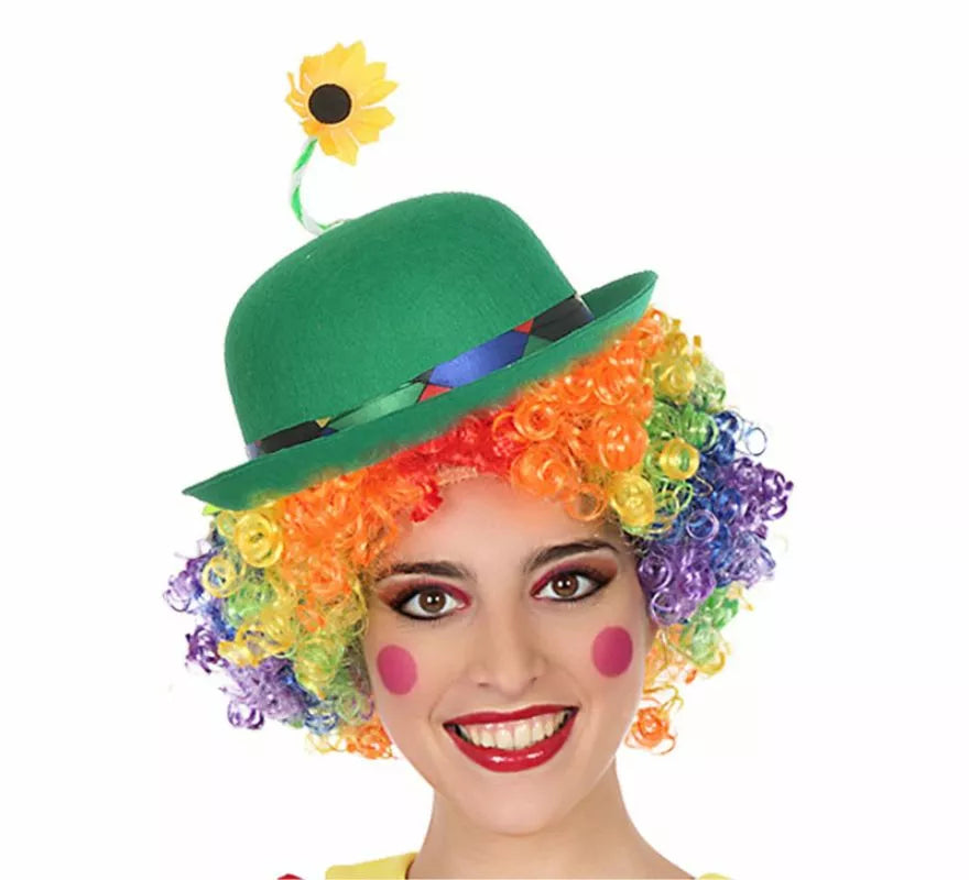 Translation missing: it.Bombín de Payaso con Flor en varios colores