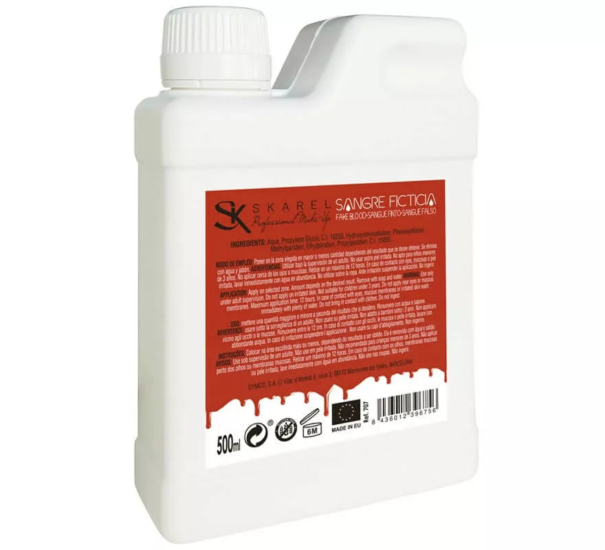 Translation missing: es.Bote de Sangre ficticia roja de 500 ml