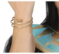 Bracciale Serpente Metallico