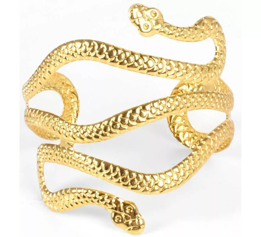 Translation missing: it.Brazalete Egipcio de Serpiente dorado