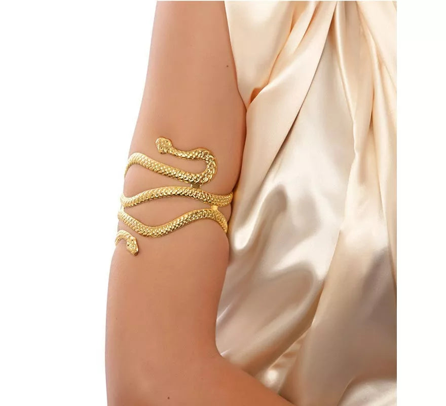 Translation missing: it.Brazalete Egipcio de Serpiente dorado de 85x83x8 cm