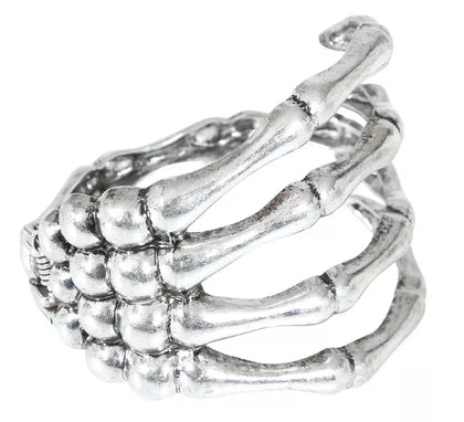 Brazalete Esqueleto Metálico de plata