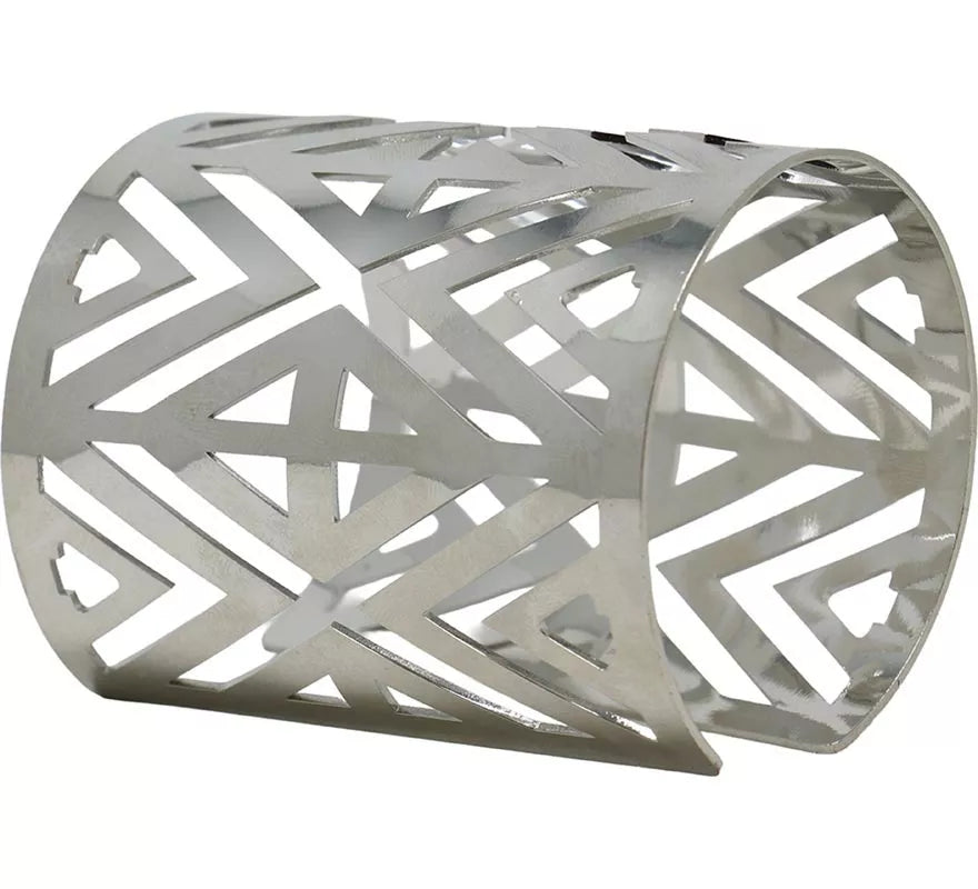 Translation missing: it.Brazalete Futurista plateado