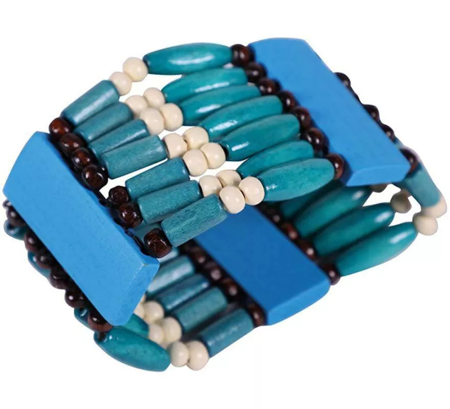 Translation missing: it.Brazalete Indio Azul de 8 Cm de diámetro