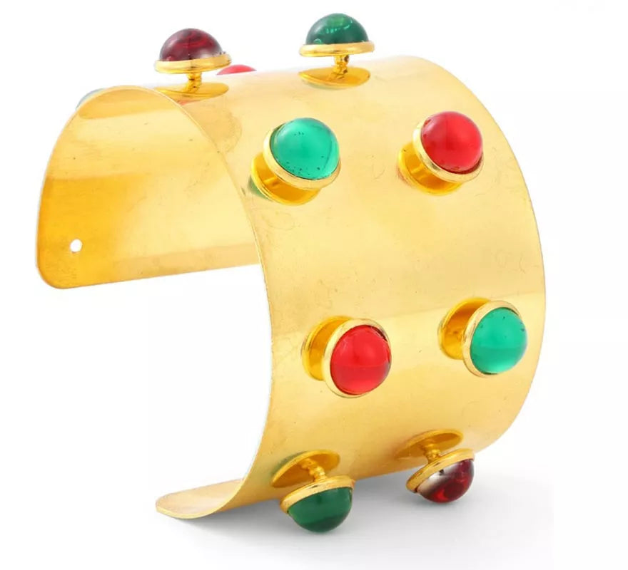 Translation missing: it.Brazalete Medieval con piedras de colores