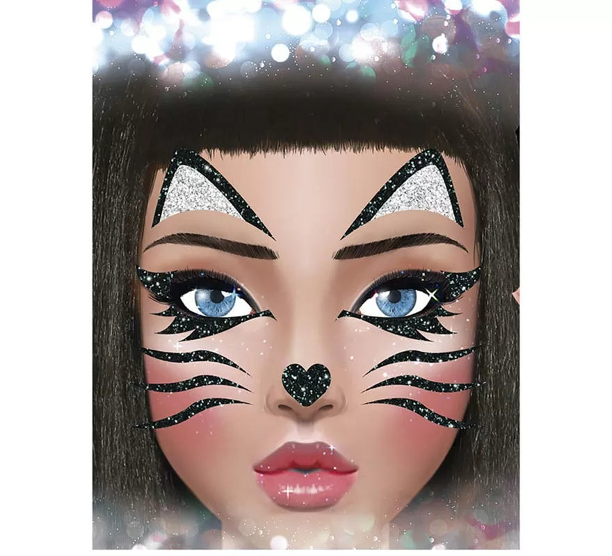 Translation missing: it.Brillantina Facial Gatita de 20x20 cm