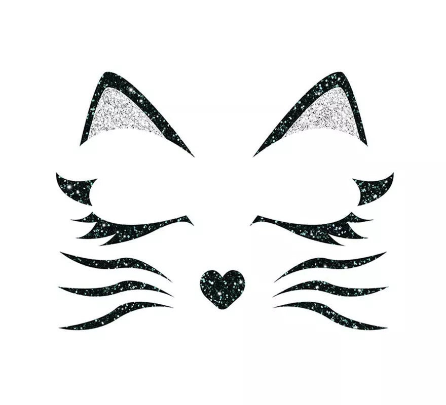Translation missing: it.Brillantina Facial Gatita de 20x20 cm