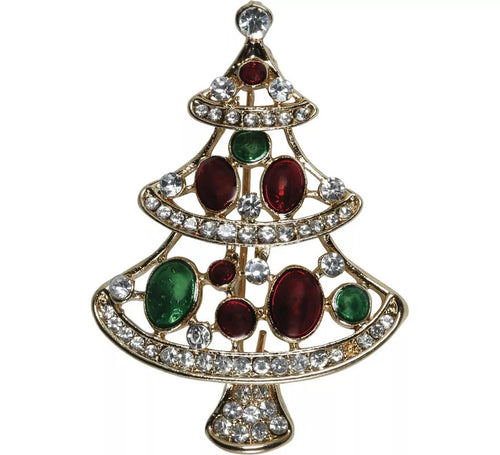 Broche Metálico de Árbol de Navidad de 4,5 cm