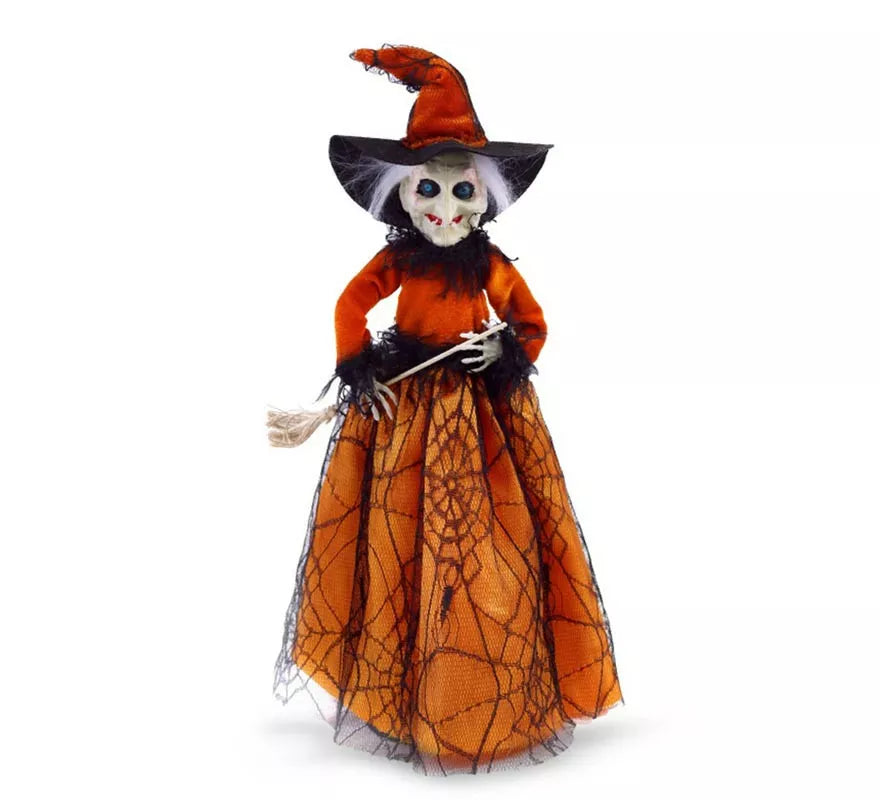 Translation missing: it.Bruja naranja deluxe decorativa de 46 cm