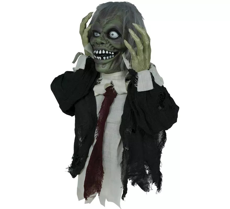 Translation missing: it.Busto de Zombie con Luz de Sonido y Movimiento de 55 cm