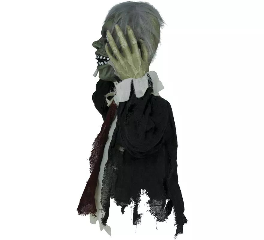 Translation missing: it.Busto de Zombie con Luz de Sonido y Movimiento de 55 cm