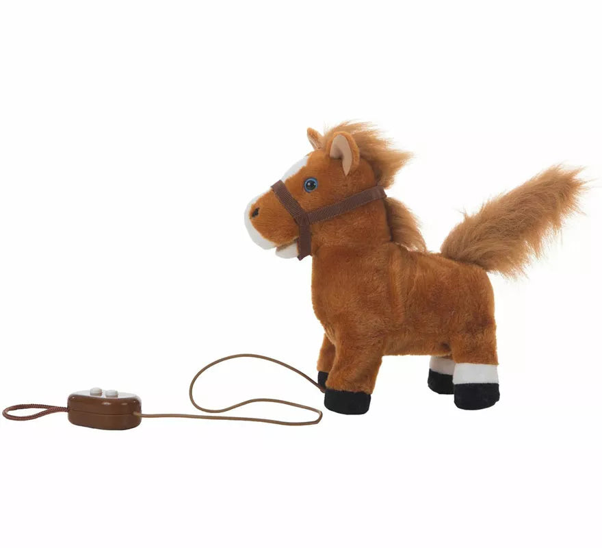 Translation missing: it.Caballo Musical de Peluche con Movimiento de 22 cm