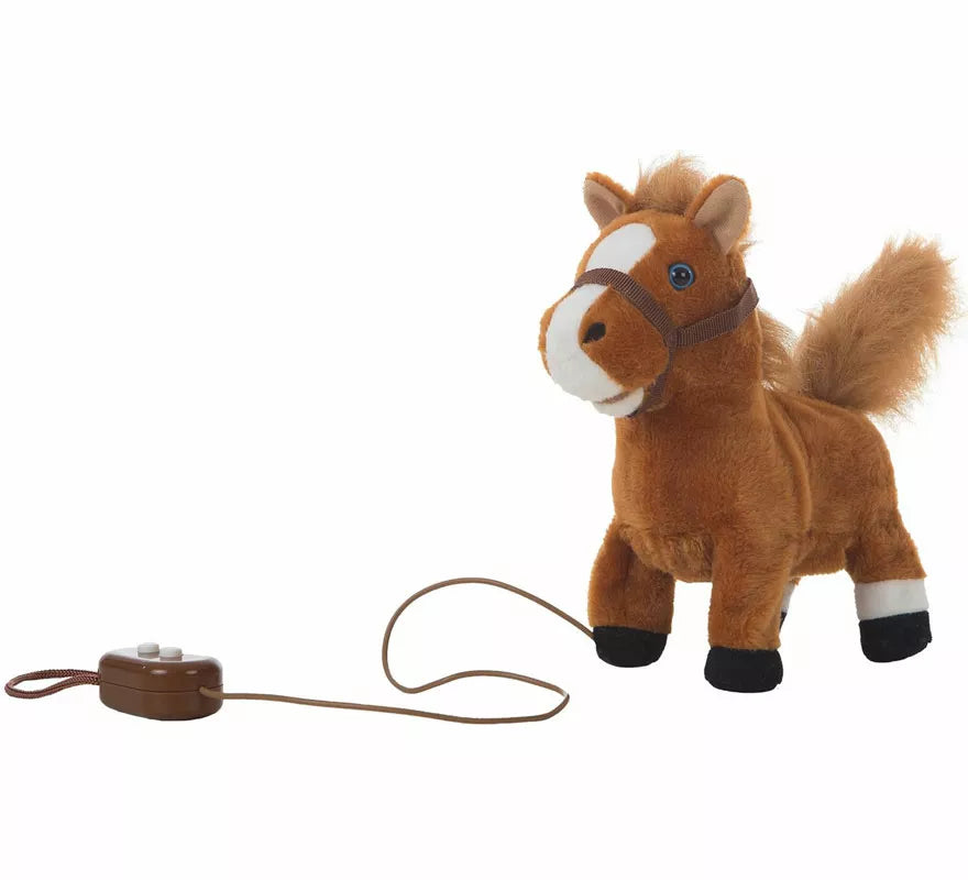 Translation missing: it.Caballo Musical de Peluche con Movimiento de 22 cm