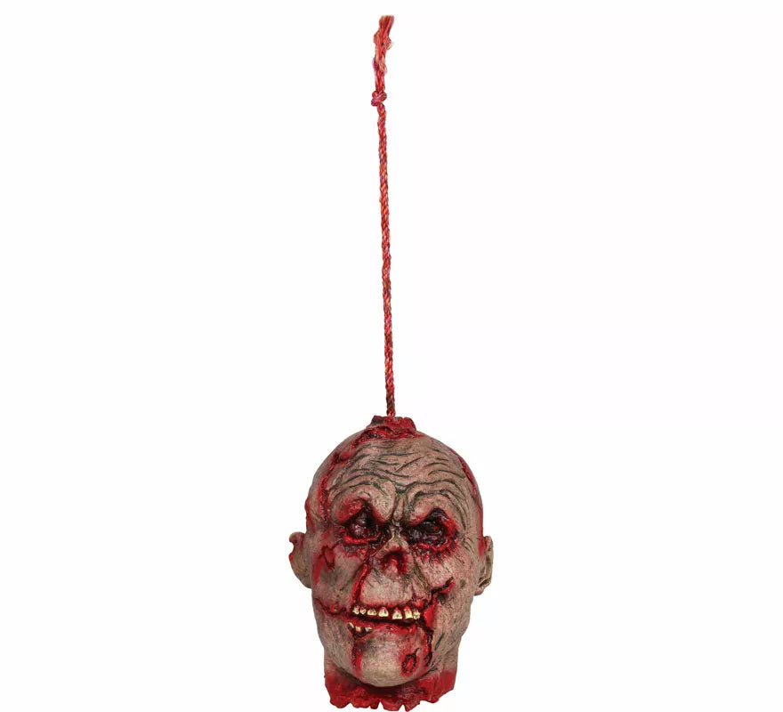 Translation missing: it.Cabeza Colgante Zombie Sangrienta de 28 cm