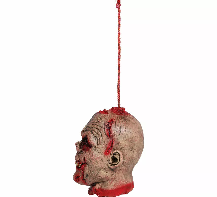 Translation missing: it.Cabeza Colgante Zombie Sangrienta de 28 cm
