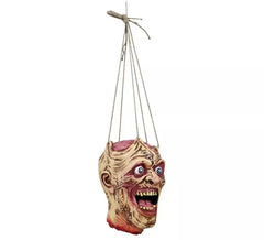 Cabeza Zombie Colgante de látex de 28 cm