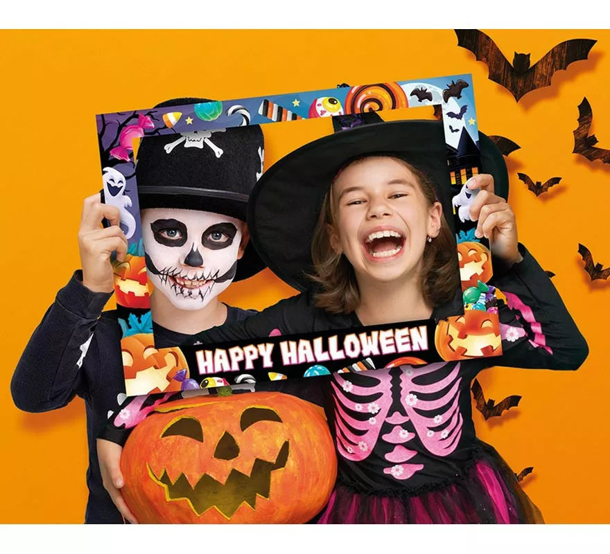 Translation missing: it.Caja 12 Marco Photocall Halloween colorido 80x60 cm