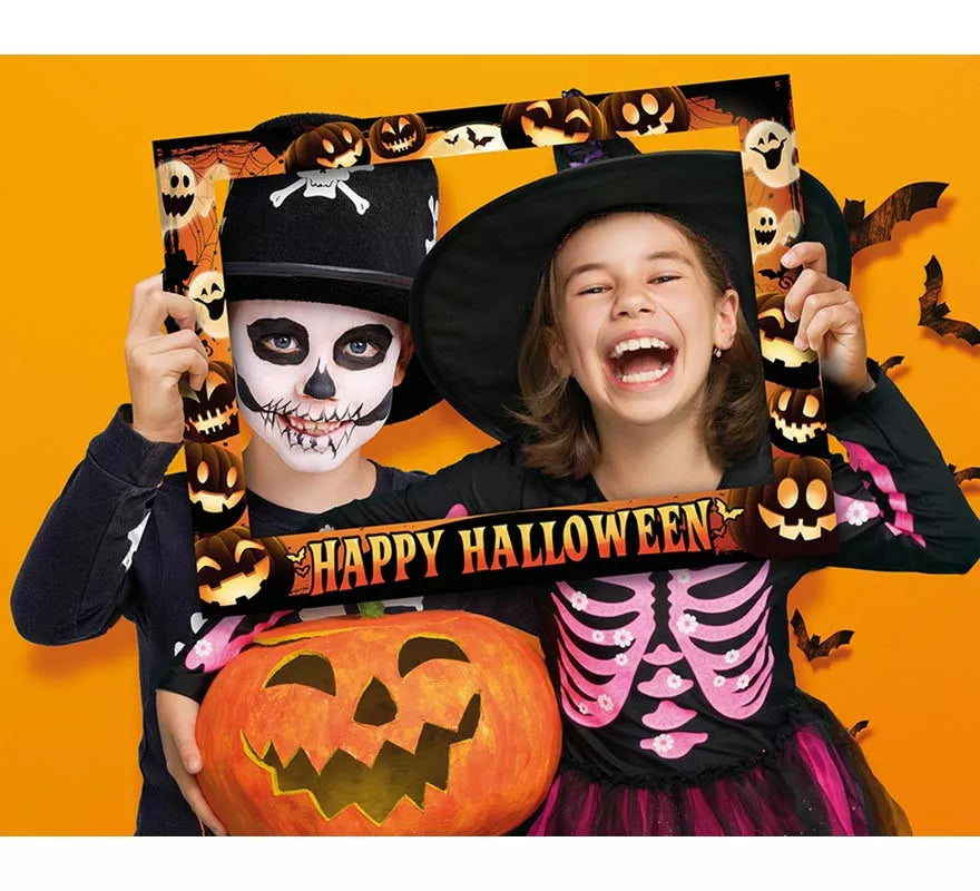Translation missing: it.Caja 12 Marco Photocall Halloween negro 80x60 cm