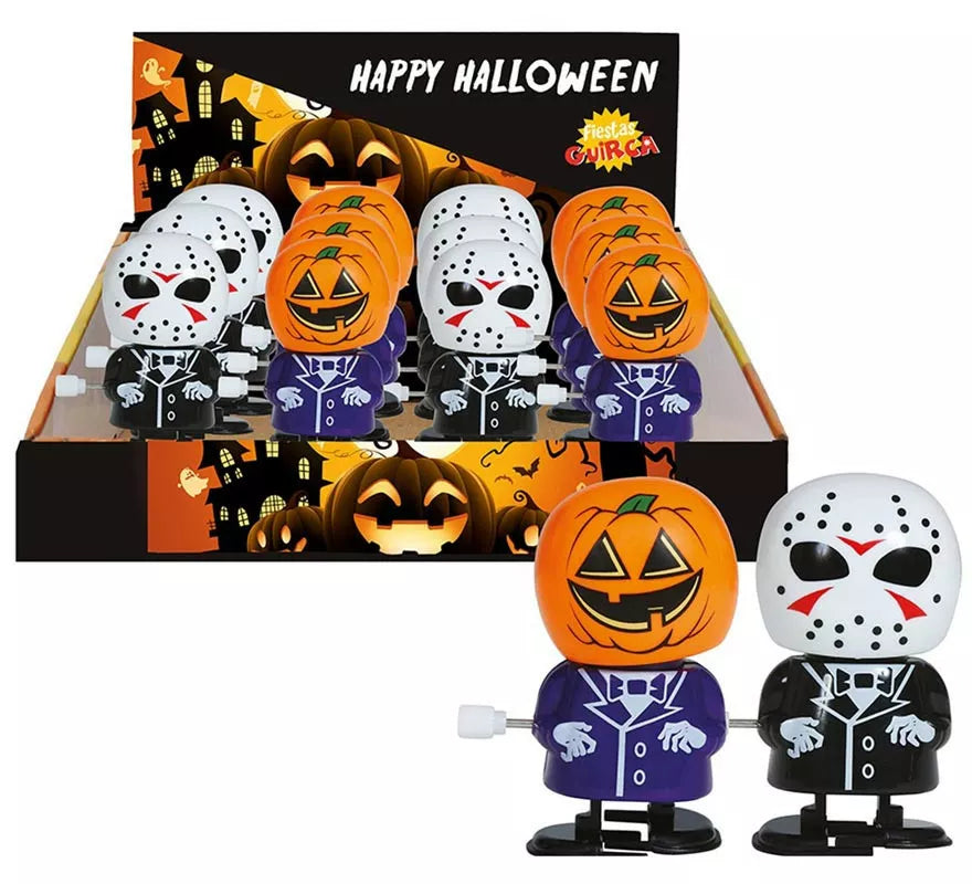 Translation missing: it.Caja 12 Muñecos Surtidos de Halloween a Cuerda 6 cm
