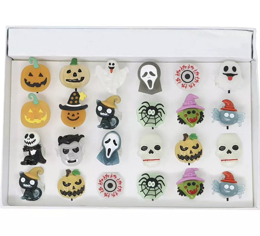 Translation missing: it.Anillo con LED de Halloween modelos surtido de 3 cm