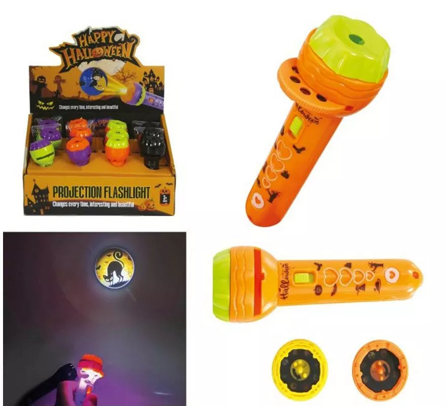 Mini Proyector de Imágenes de Halloween de 11,5 cm en modelos surtidos