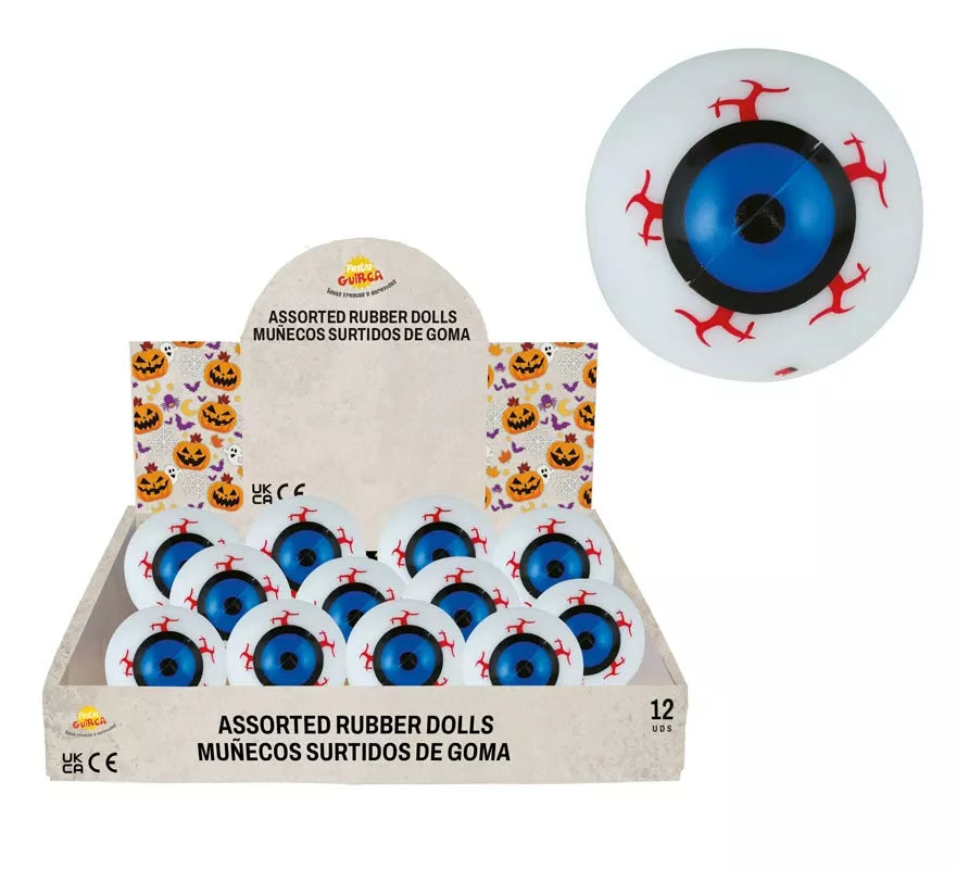 Translation missing: it.Caja de 12 Pelotas Saltarinas con Luz Ojos de 5,5 cm