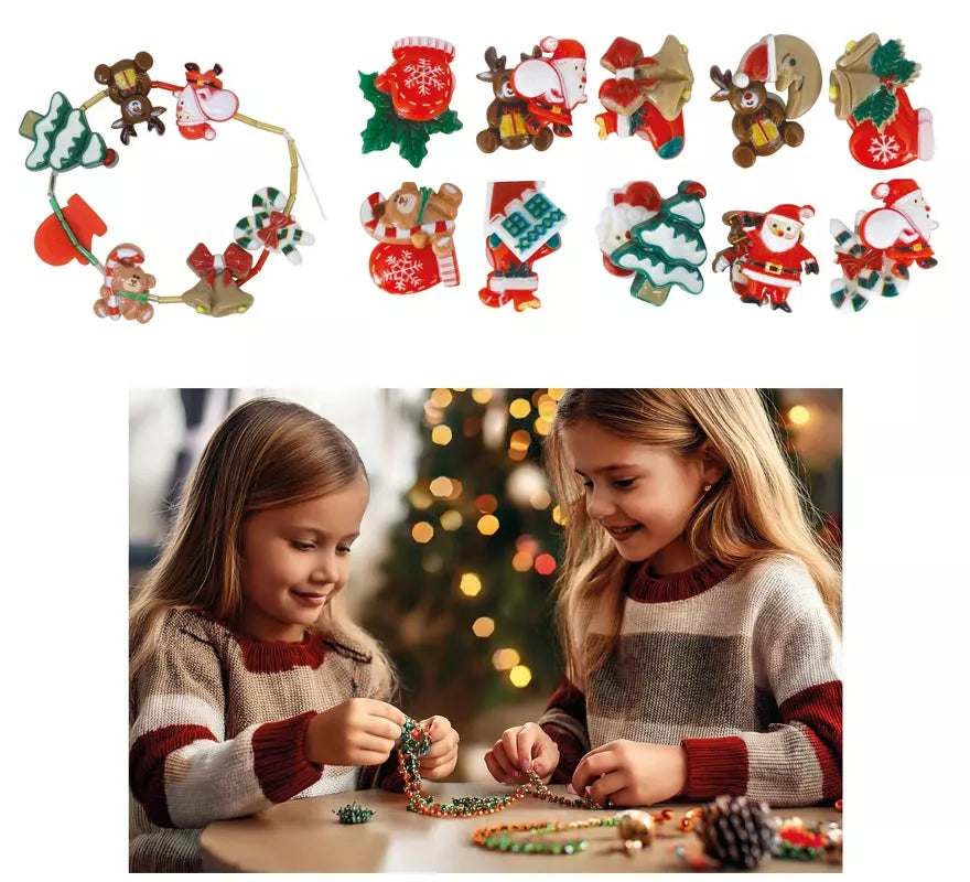 Translation missing: es.Caja de 20 Piezas para Pulseras Navidad