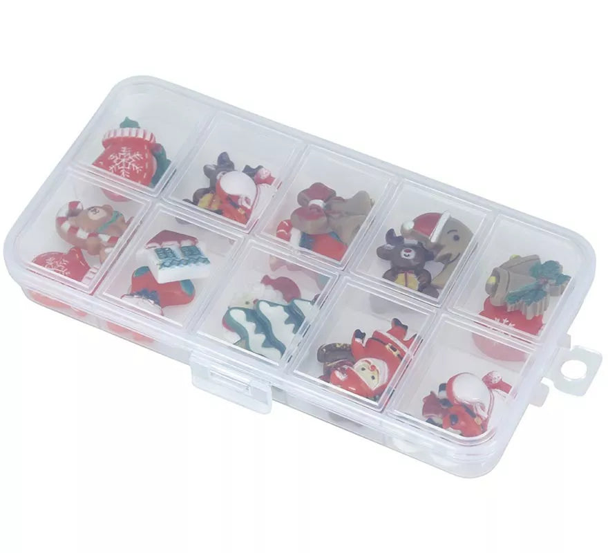 Translation missing: it.Caja de 20 Piezas para Pulseras Navidad