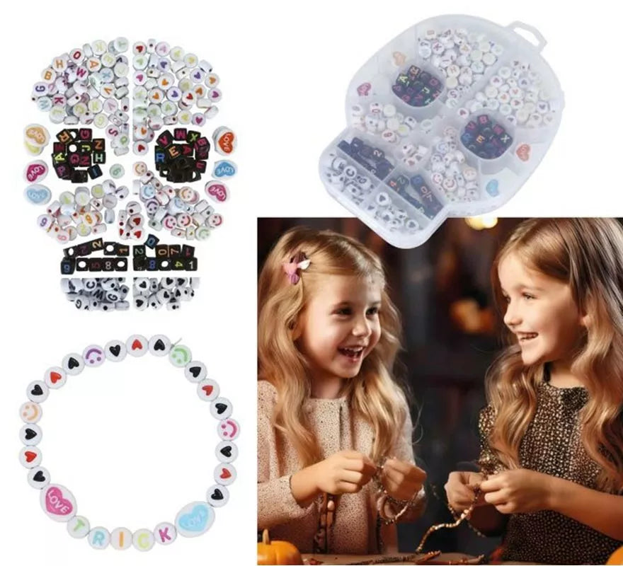 Translation missing: es.Caja de 270 Piezas Calavera para Pulseras