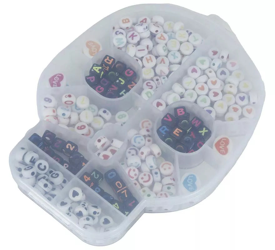 Translation missing: es.Caja de 270 Piezas Calavera para Pulseras