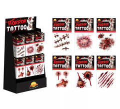 Scatola da 48 tatuaggi assortiti