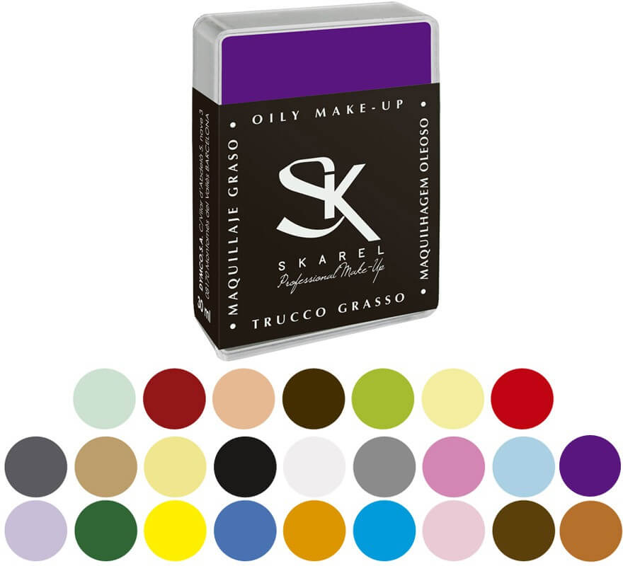 Translation missing: it.Cajita de maquillaje graso 25 gr en varios colores