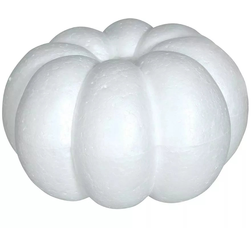 Translation missing: it.Calabaza blanca de corcho para Decorar 18x10 cm