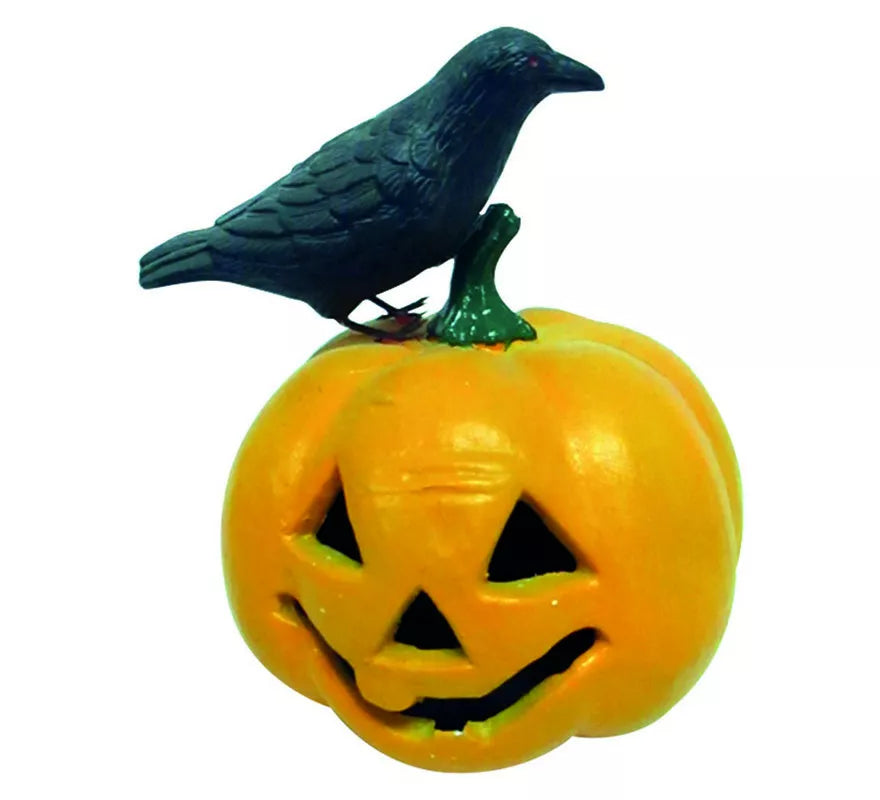 Translation missing: it.Calabaza con Luz y Cuervo de 15,25X15,25X21,60 cm