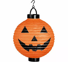Lanterna a zucca con luce LED da 20 cm