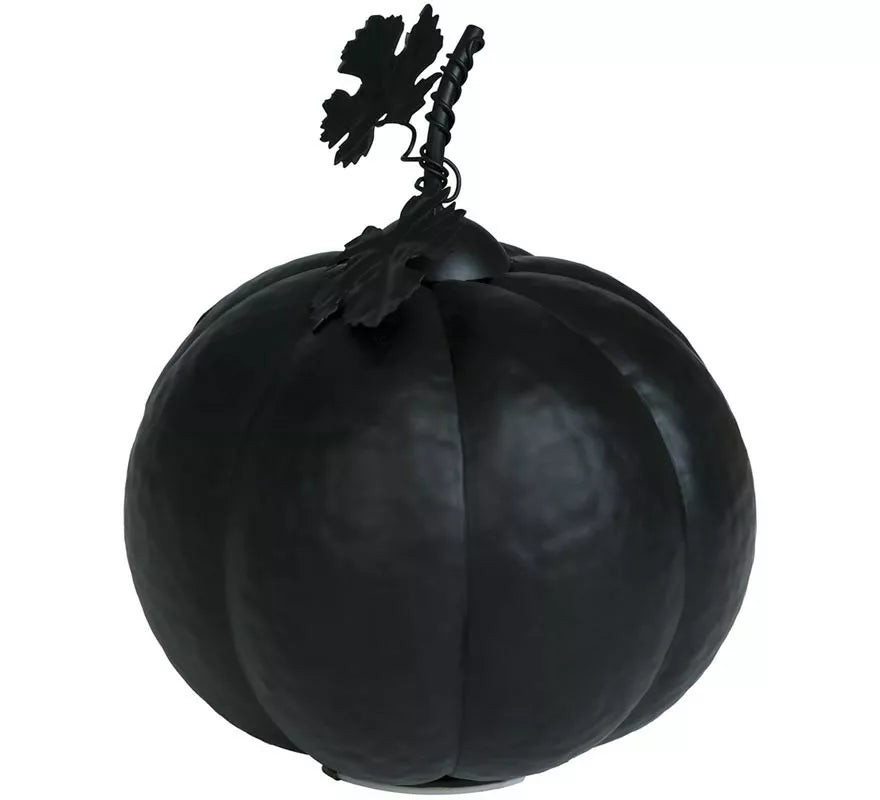 Translation missing: it.Calabaza Metálica negra con Luz 16 cm