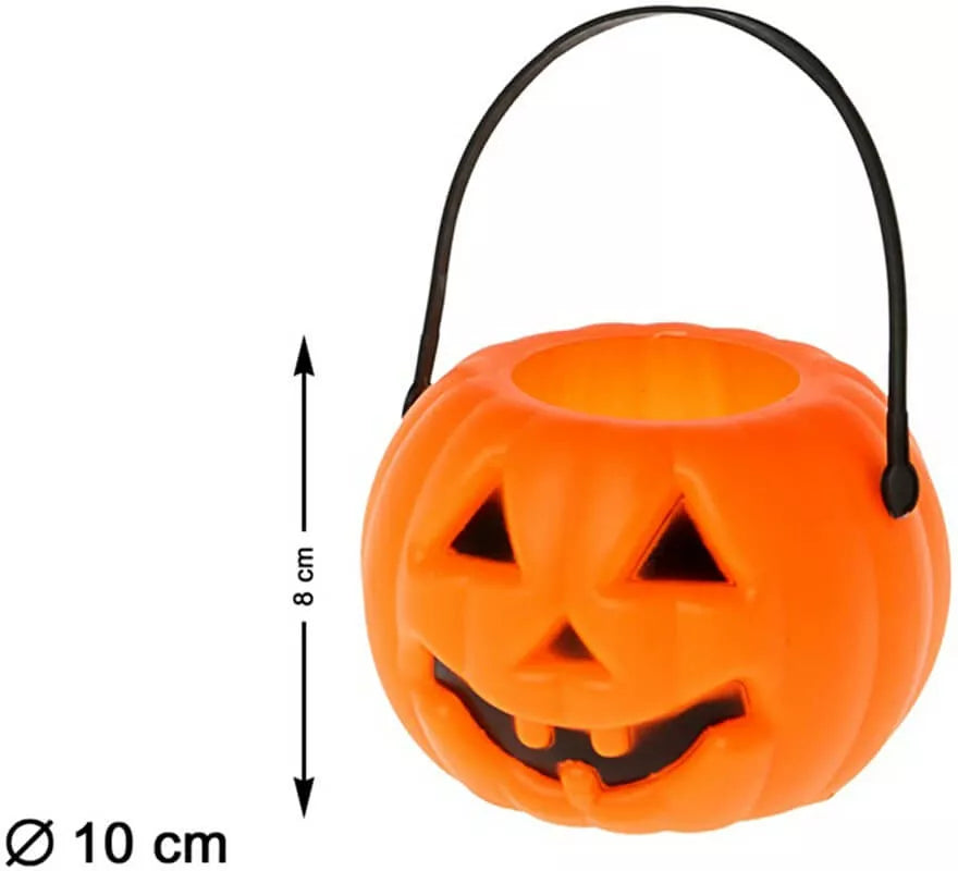 Translation missing: it.Calabaza Naranja y Negra con Luz 8 cm