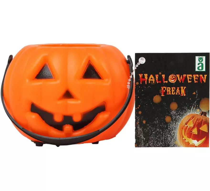 Translation missing: it.Calabaza Naranja y Negra con Luz 8 cm