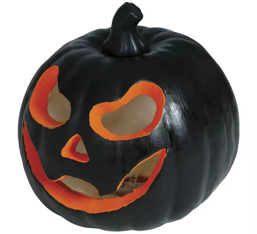 Translation missing: it.Calabaza negra Foam con Luz 16 cm