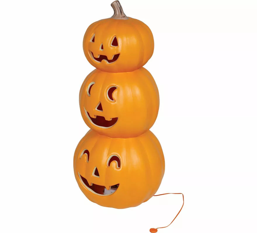 Translation missing: it.Calabaza Sonrientes Triple con Luz Intensa de 52 cm