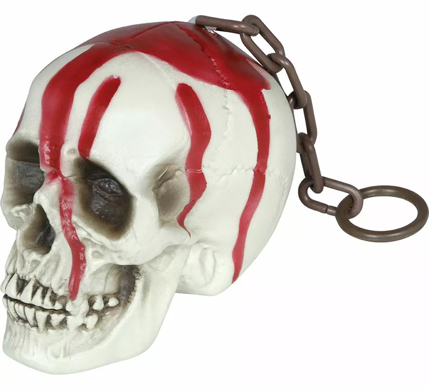 Calavera Cadena Sangrienta de 20 cm