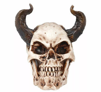 Calavera con Cuernos de 20 cm