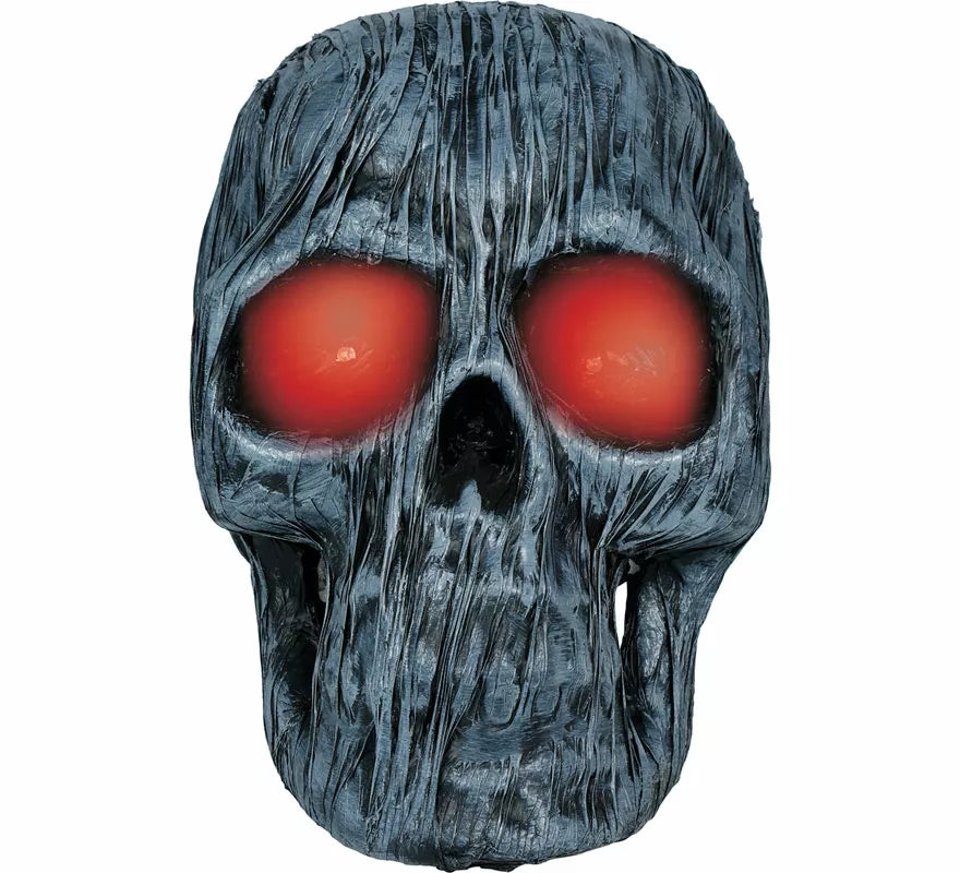 Translation missing: it.Calavera Fantasma Gris con Luz de 35 cm