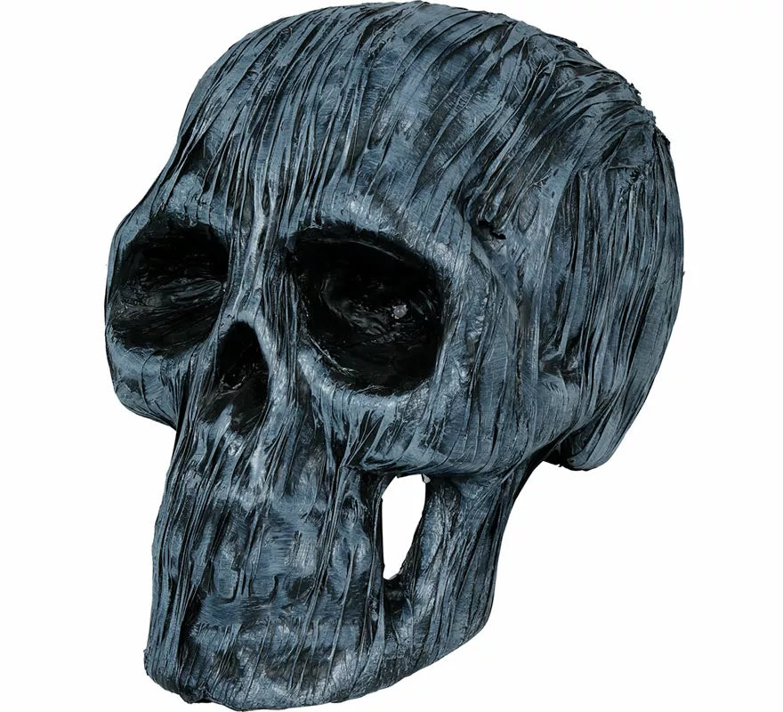 Calavera Fantasma Gris con Luz de 35 cm