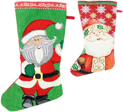 Calza Babbo Natale 45 cm in vari colori