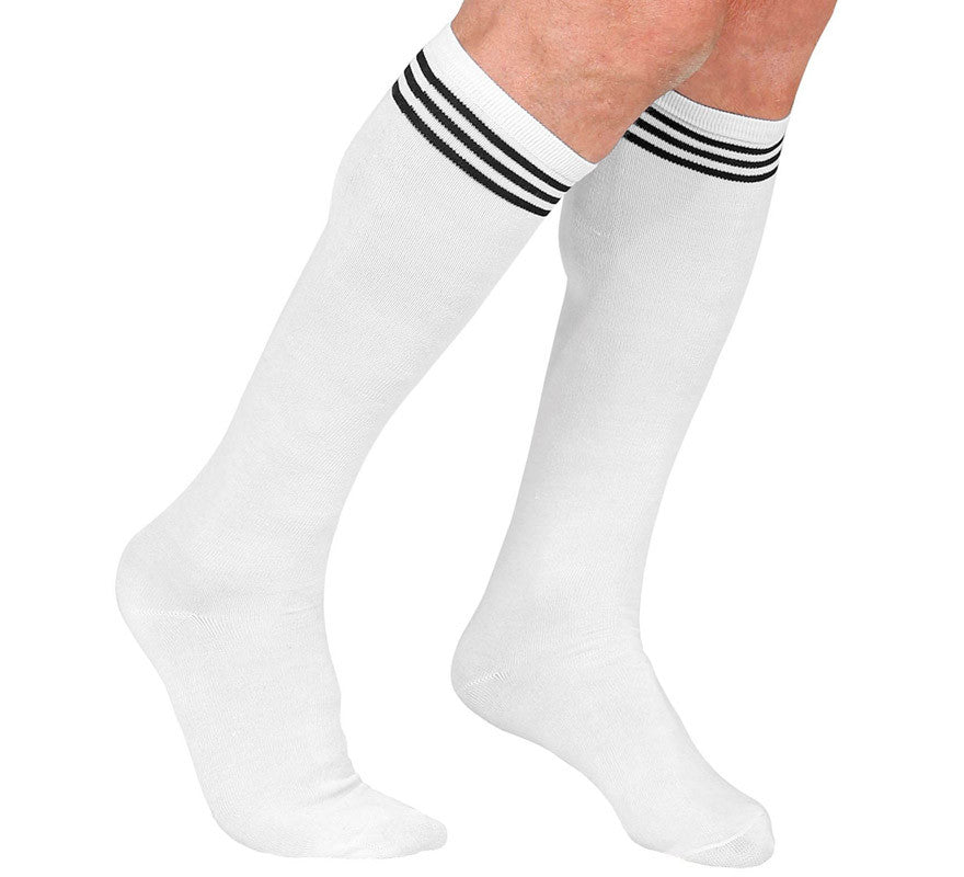 Translation missing: it.Calcetines Altos de Atletismo Blancos para adulto